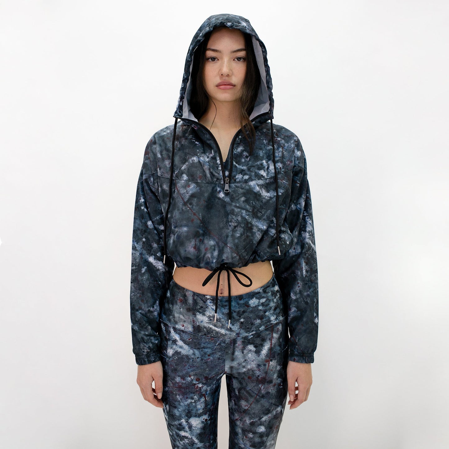 Carcel Art Cropped Windbreaker