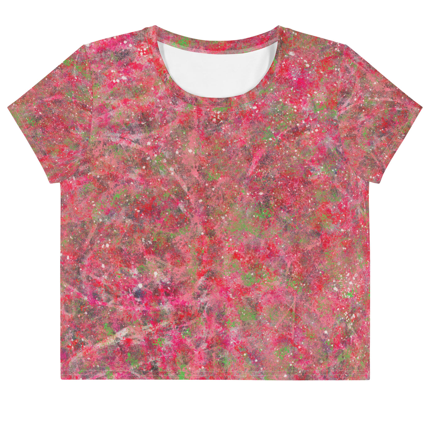 Triple Threat Art Crop Tee