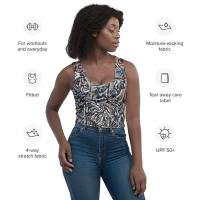 Momentum Art Crop Top