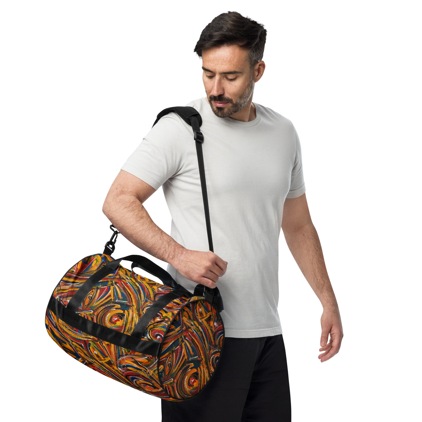 Chasing Fire Art Gym Bag