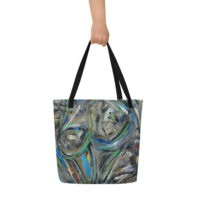 Mona Art Large Tote Bag