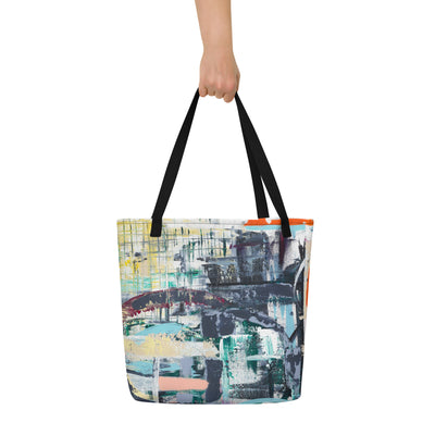 Breakthrough Art Large Tote Bag