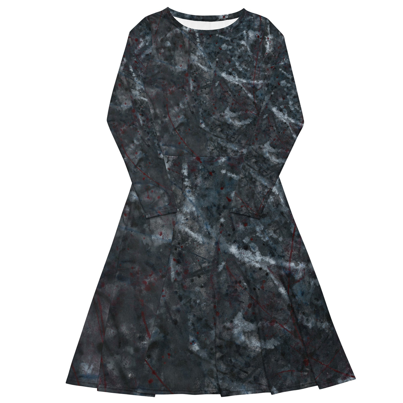 Carcel Art long sleeve midi dress