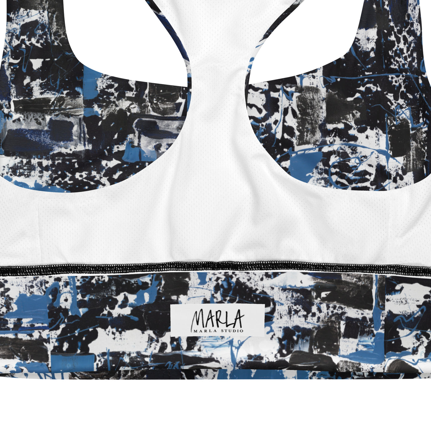 Rhythm Art Longline Sports Bra