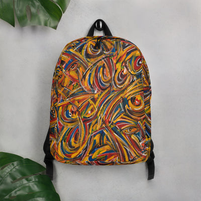 Chasing Fire Art Minimalist Backpack