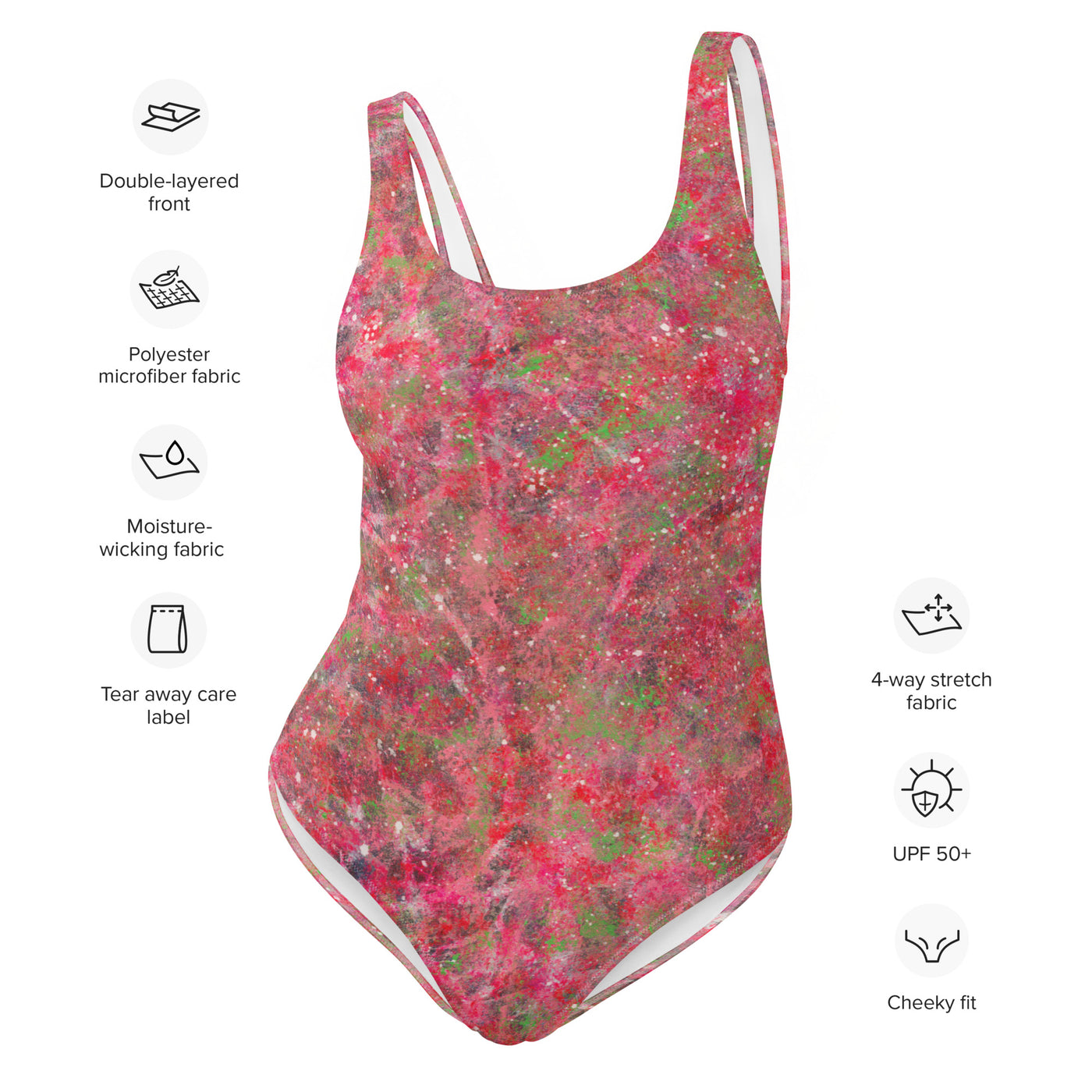 Triple Threat Art One-Piece Swimsuit