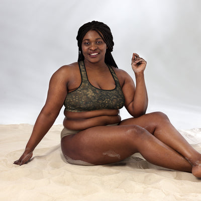 Courage Art Padded Sports Bra