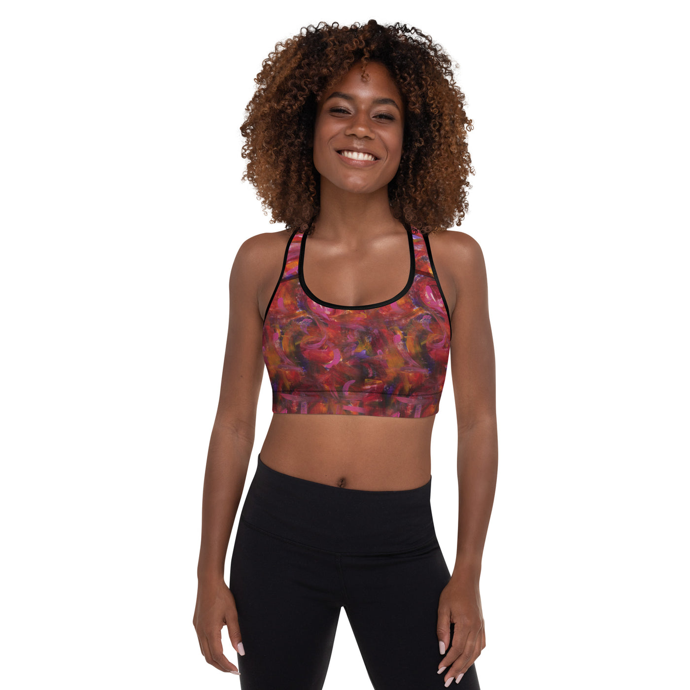 Sunrise Art Padded Sports Bra