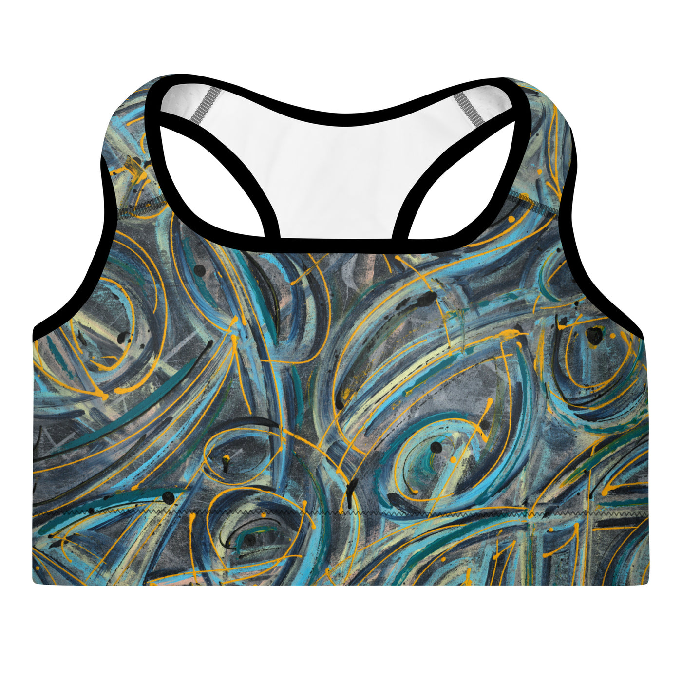 Serenity Art Padded Sports Bra