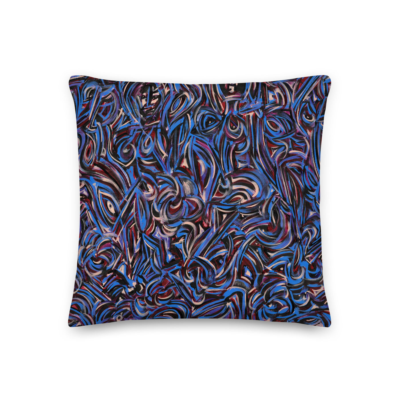 Sapphire Art Premium Pillow