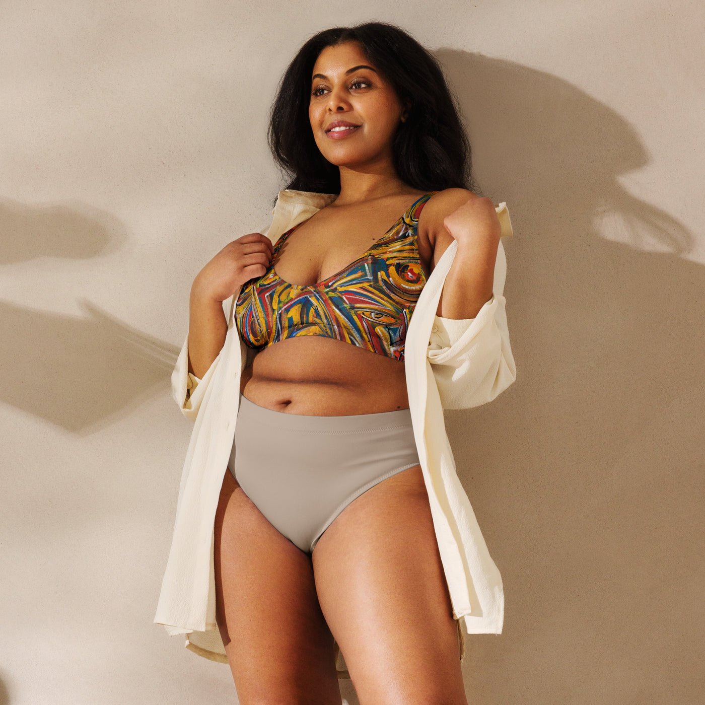 Chasing Fire Art Bikini Top