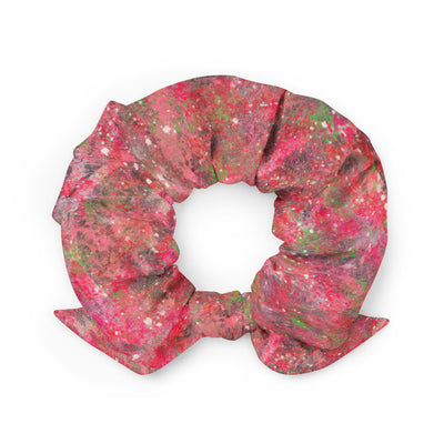 Triple Threat Art Recycled Scrunchie