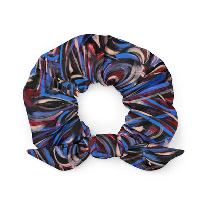 Sapphire Art Recycled Scrunchie