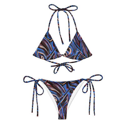 Sapphire Art Recycled String Bikini