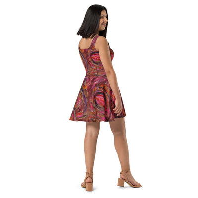Sunrise Art Swing Dress