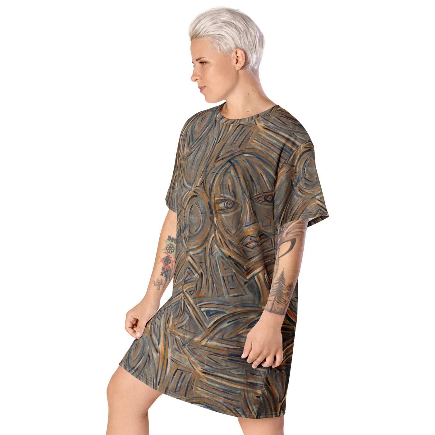 Goddess Art T-Shirt Dress