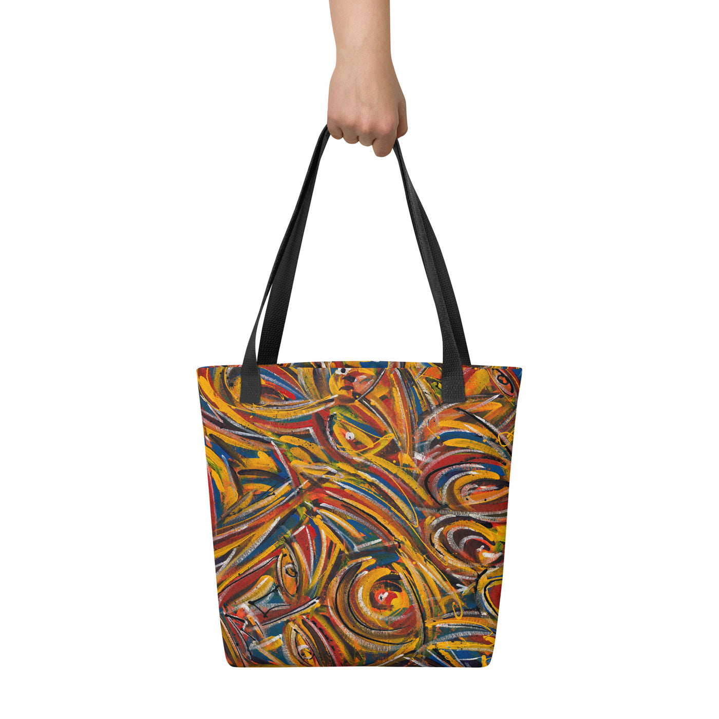 Chasing Fire Art Tote bag