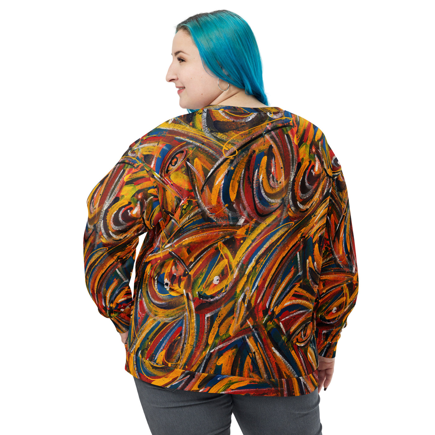 Chasing Fire Art Sweatshirt