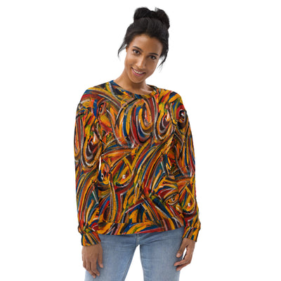Chasing Fire Art Sweatshirt