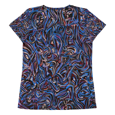 Sapphire Art Mesh Athletic Shirt