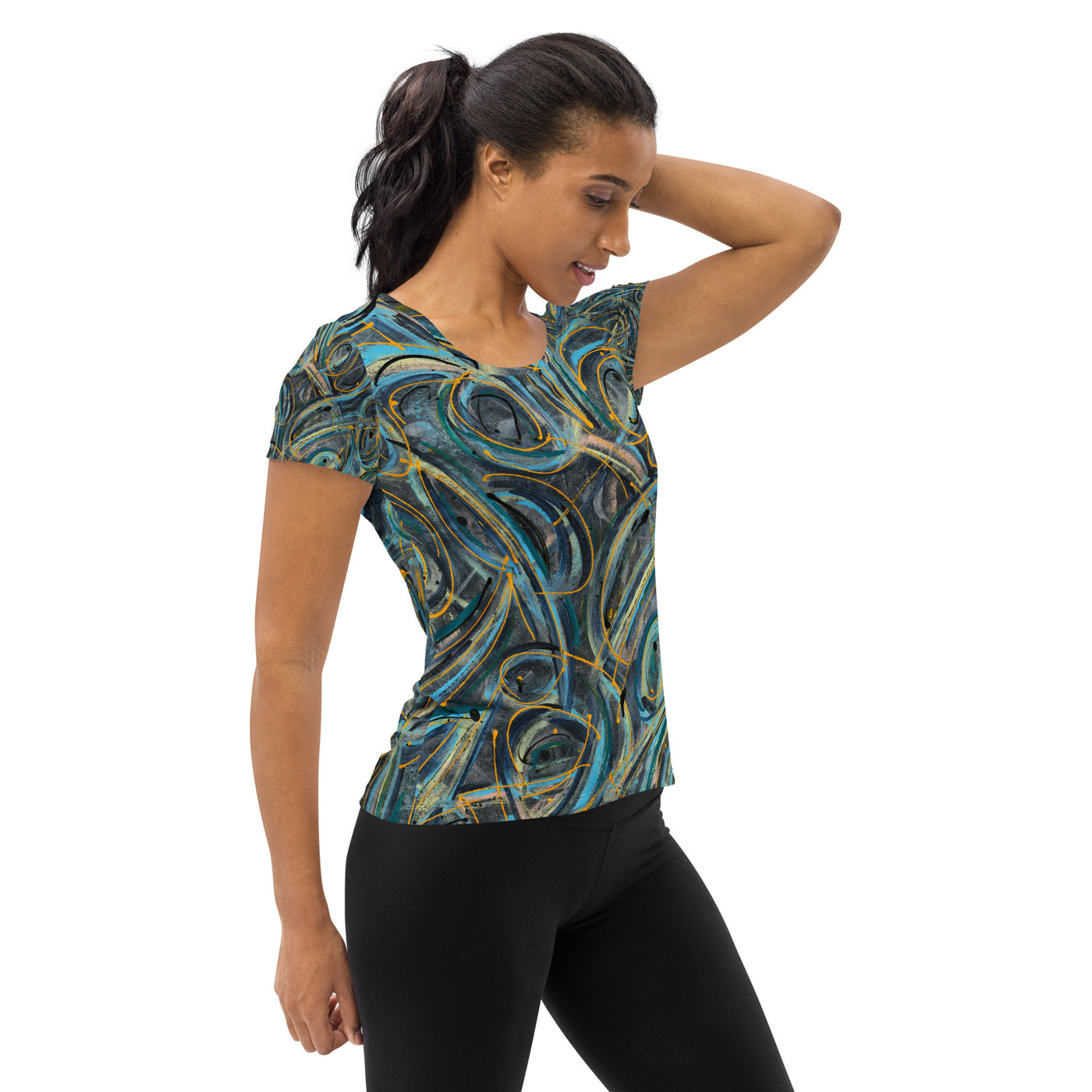 Serenity Art Mesh Athletic Shirt