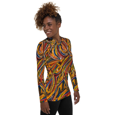 Chasing Fire Art Rash Guard