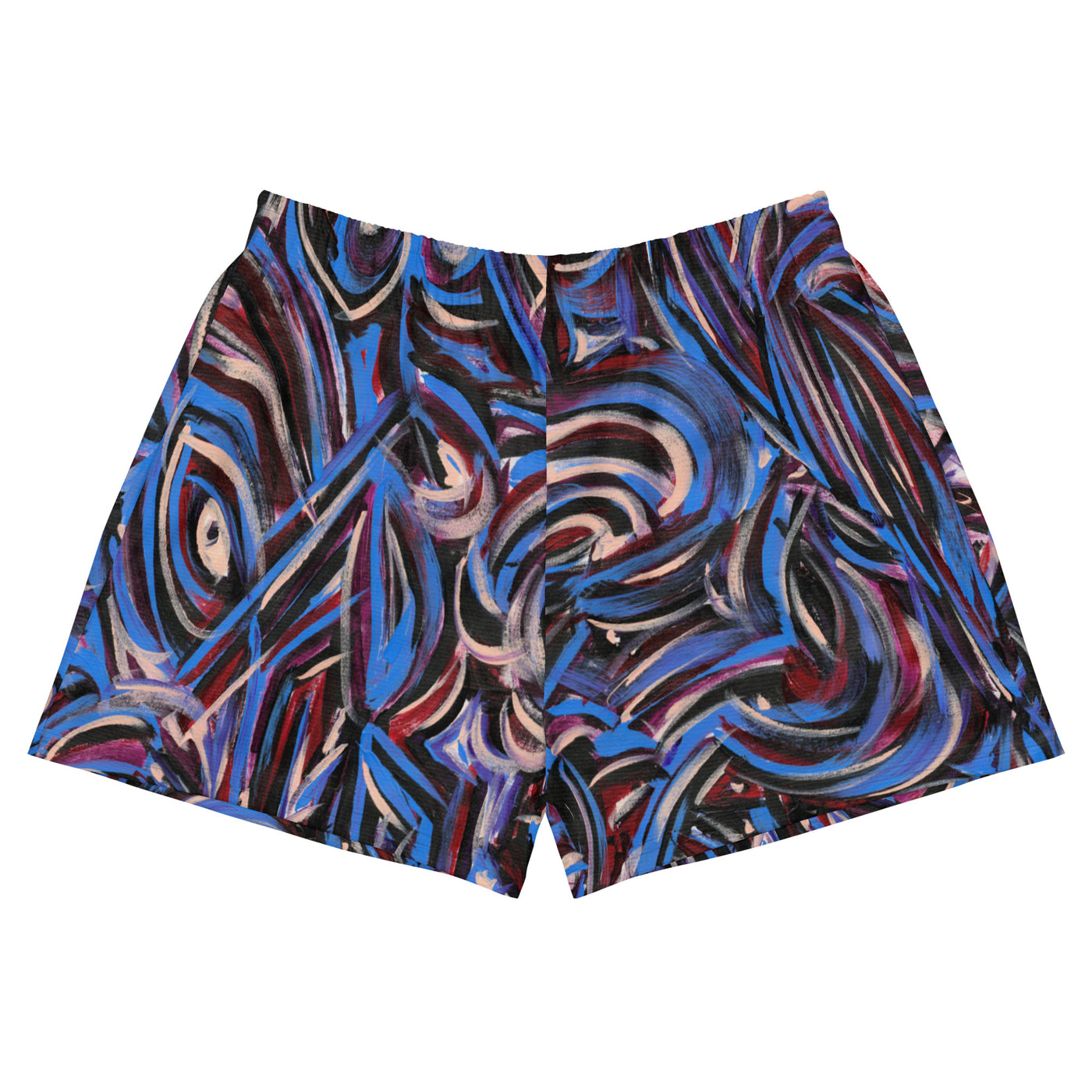 Sapphire Art Recycled Athletic Shorts