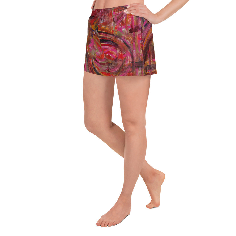 Sunrise Art Recycled Athletic Shorts