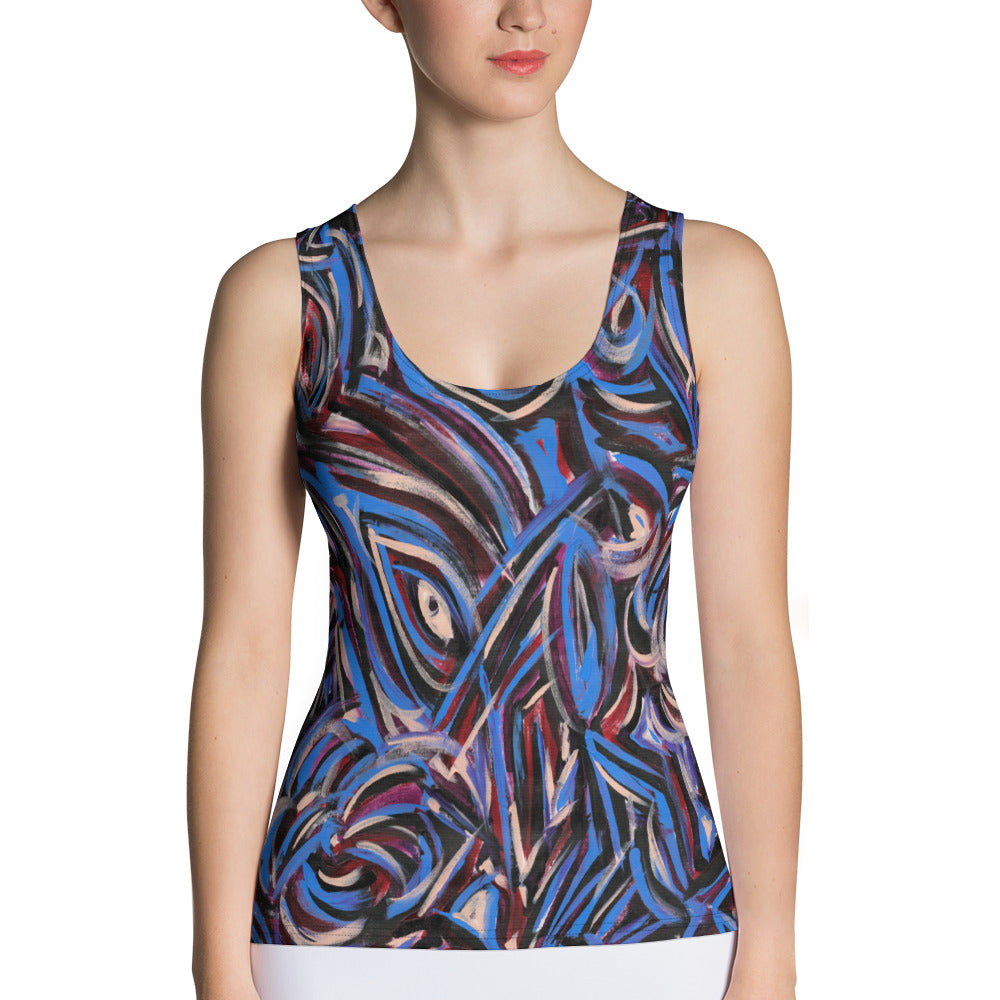 Sapphire Art Tank Top