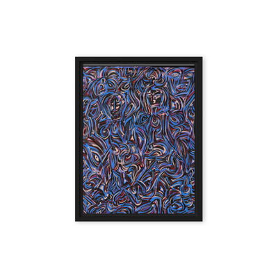 Sapphire Art Framed Canvas Print