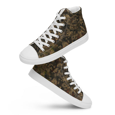 Courage Art high top canvas shoes