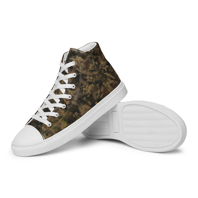Courage Art high top canvas shoes
