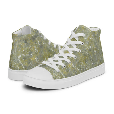 Playdate Art high top canvas shoes