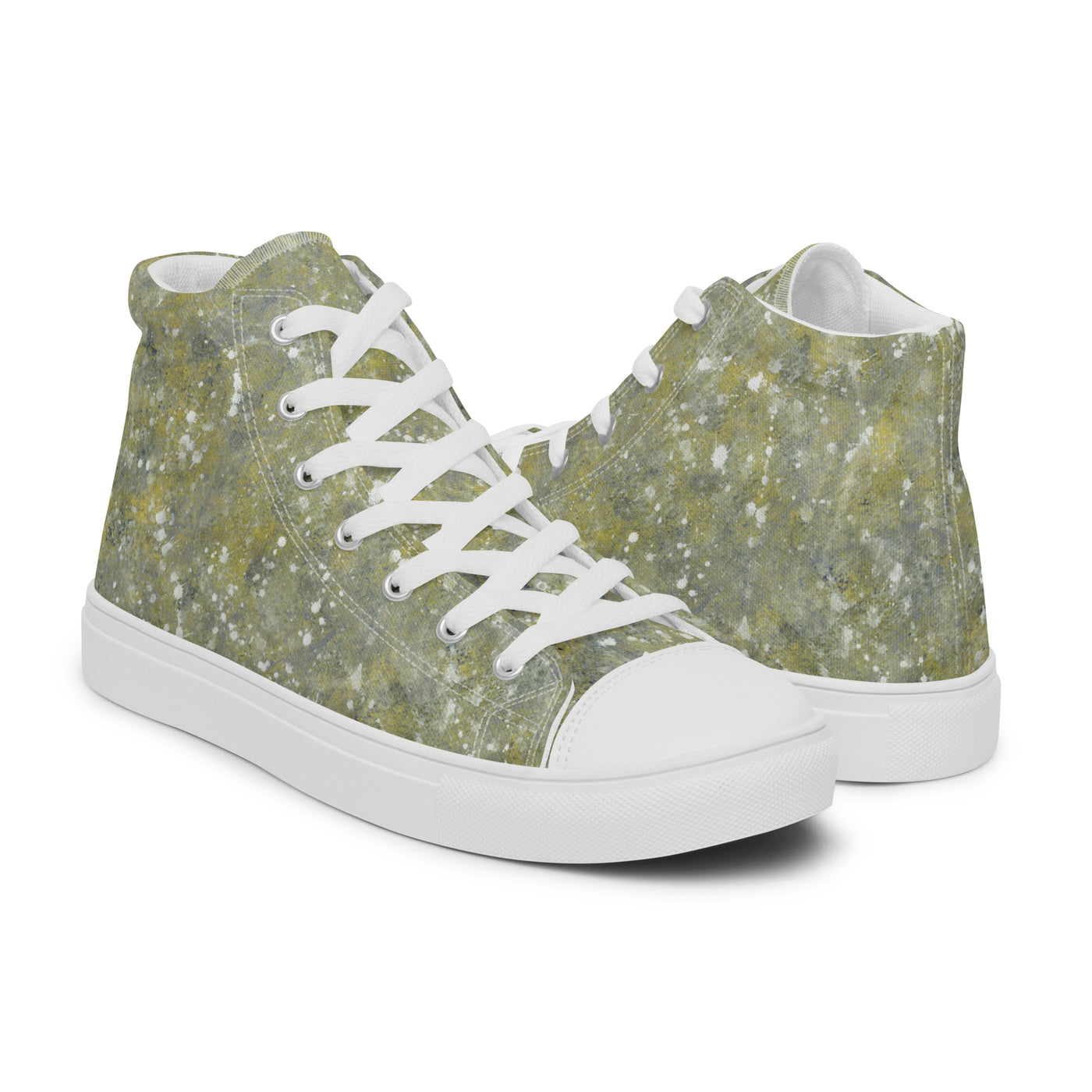Playdate Art high top canvas shoes