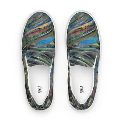 Mona Art Women’s slip-on canvas shoes